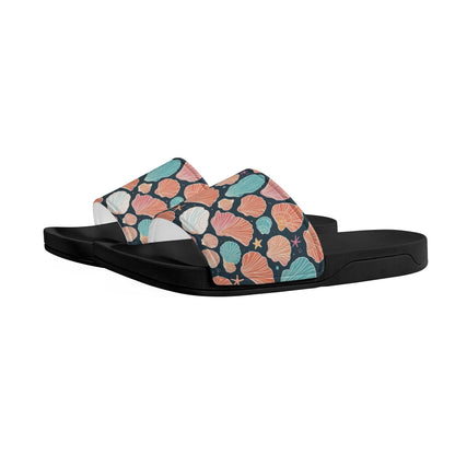 Seashells and Stars Men's Slide Sandals - DeRose Seasonal