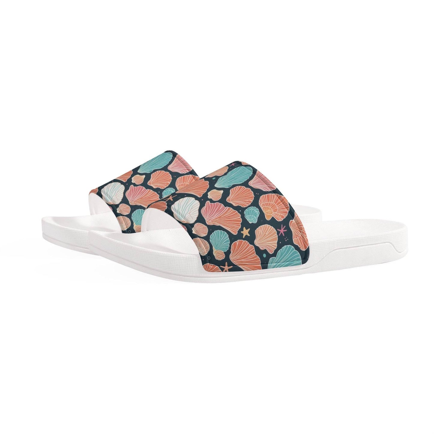 Seashells and Stars Men's Slide Sandals - DeRose Seasonal