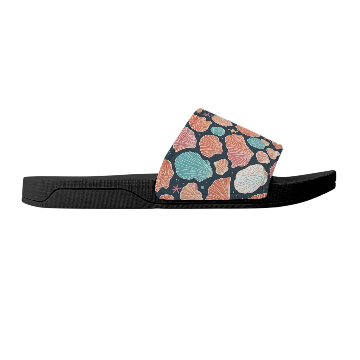 Seashells and Stars Women's Slide Sandals - DeRose Seasonal