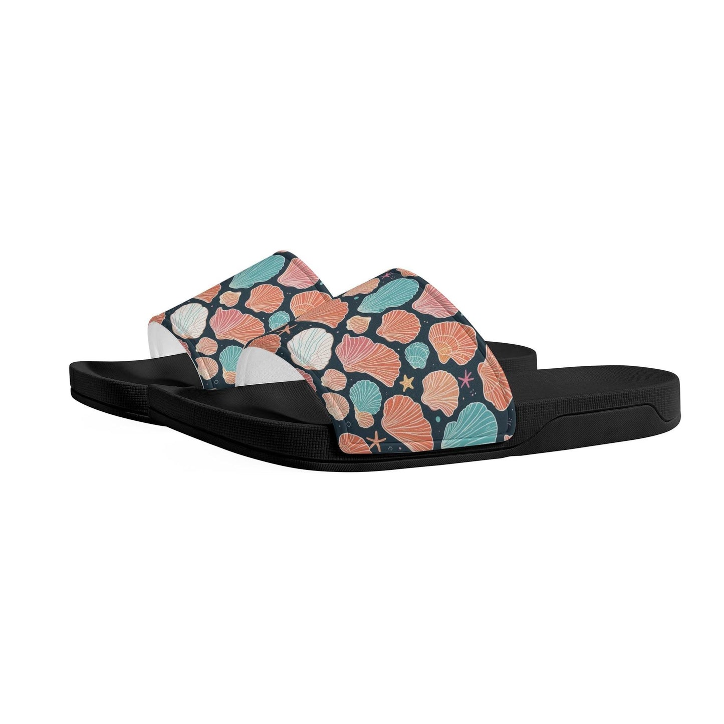 Seashells and Stars Women's Slide Sandals - DeRose Seasonal