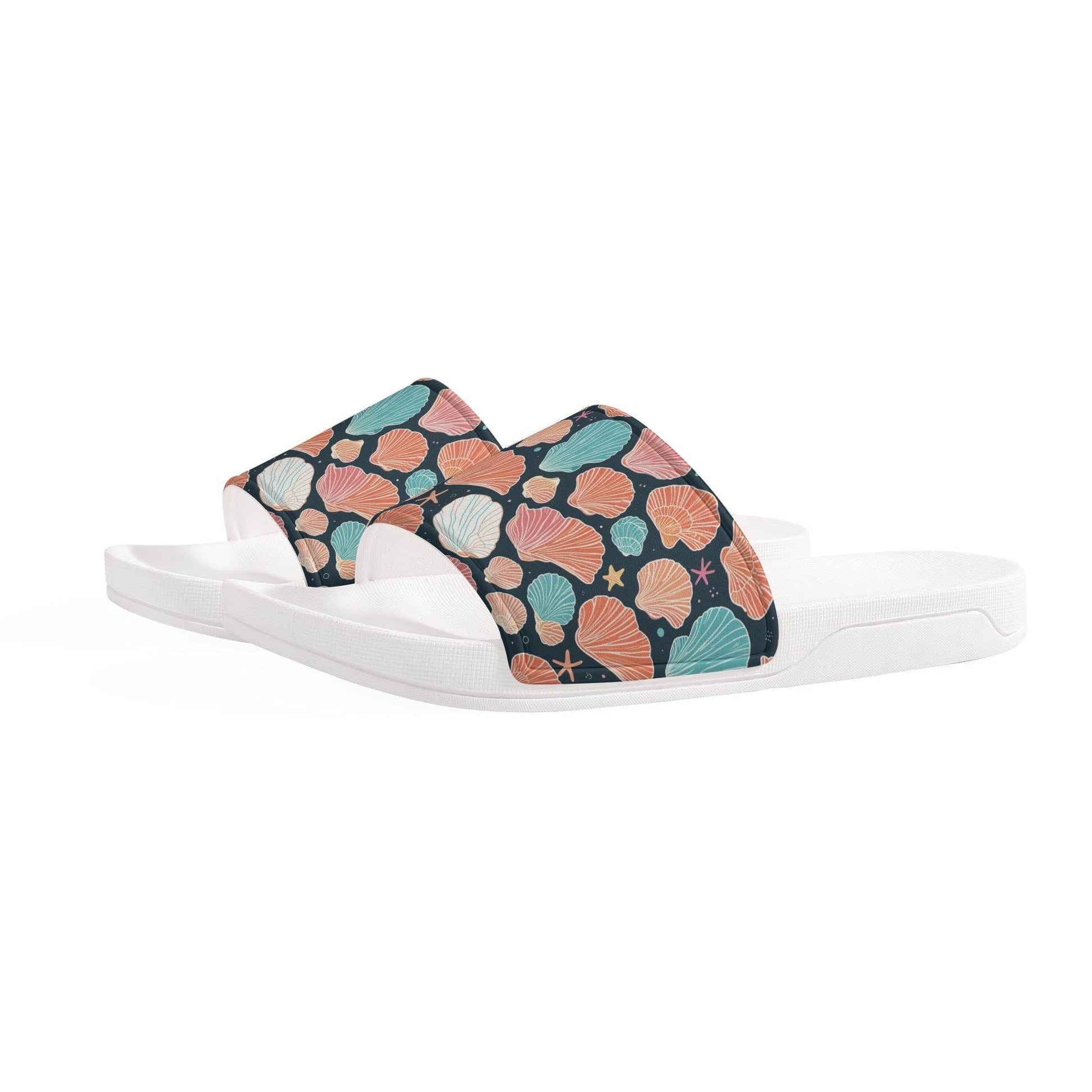Seashells and Stars Women's Slide Sandals - DeRose Seasonal