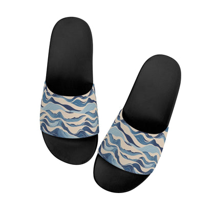 Blue Waves Women's Slide Sandals - DeRose Seasonal