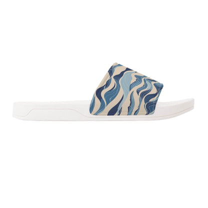 Blue Waves Men's Slide Sandals - DeRose Seasonal