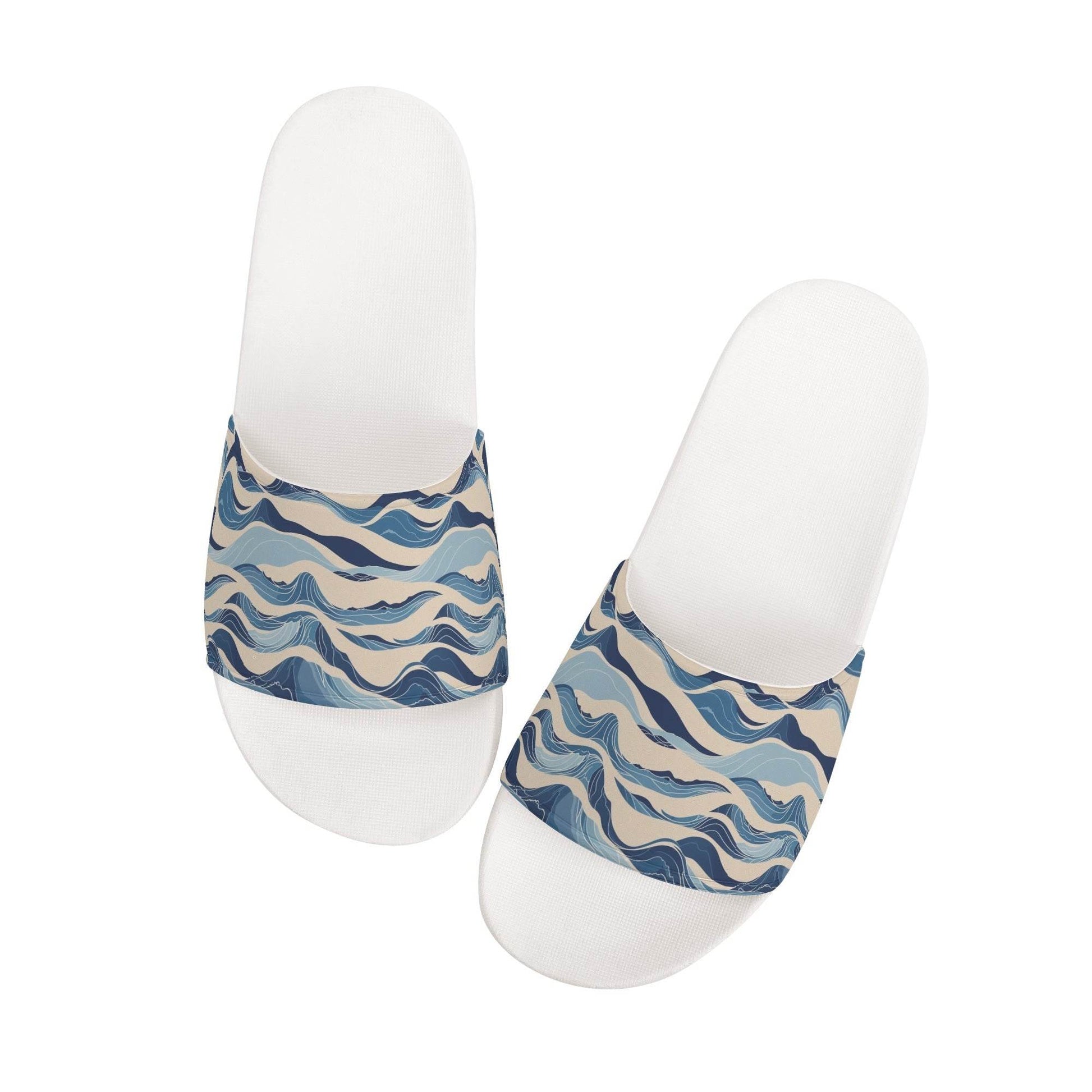 Blue Waves Women's Slide Sandals - DeRose Seasonal