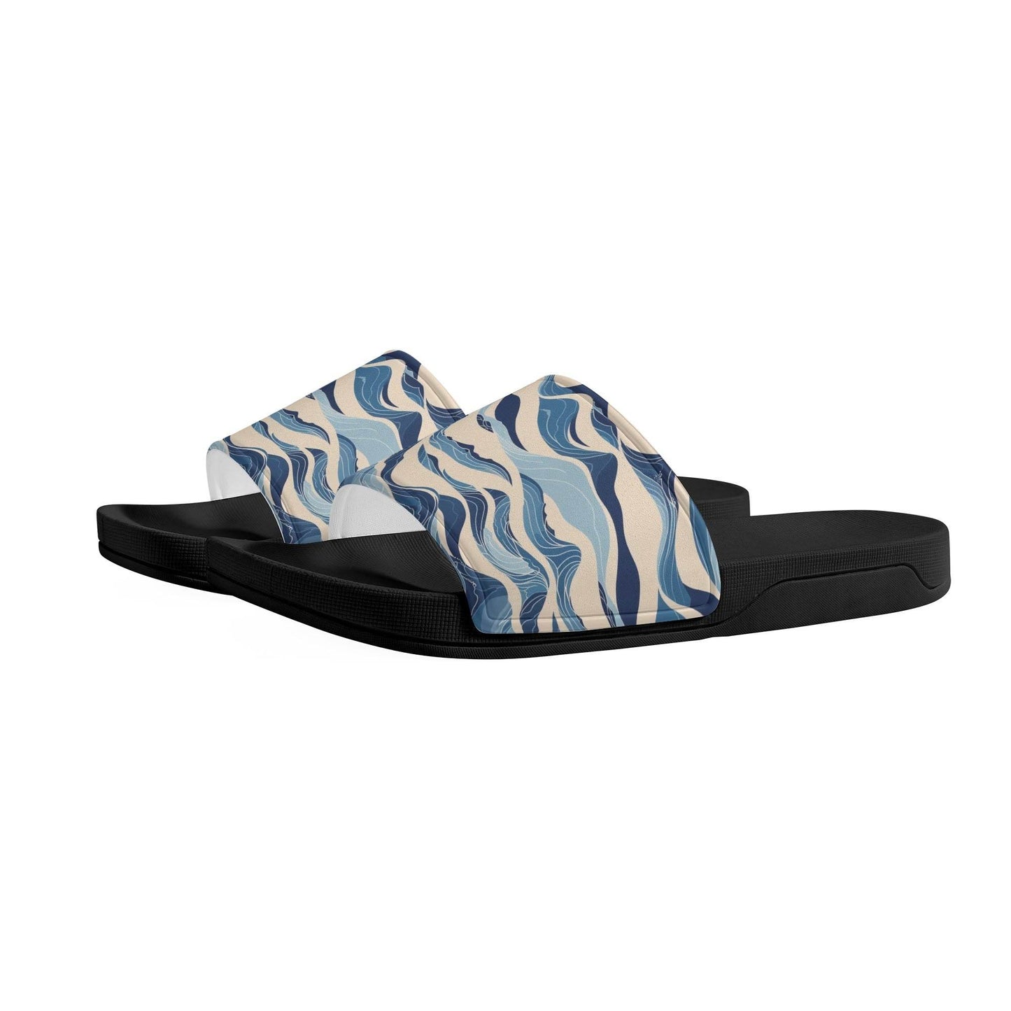 Blue Waves Women's Slide Sandals - DeRose Seasonal