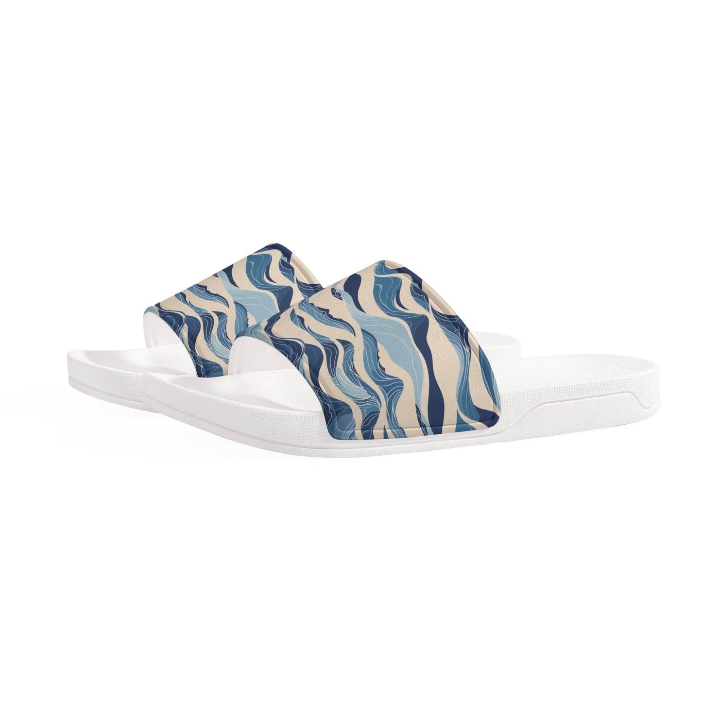 Blue Waves Women's Slide Sandals - DeRose Seasonal