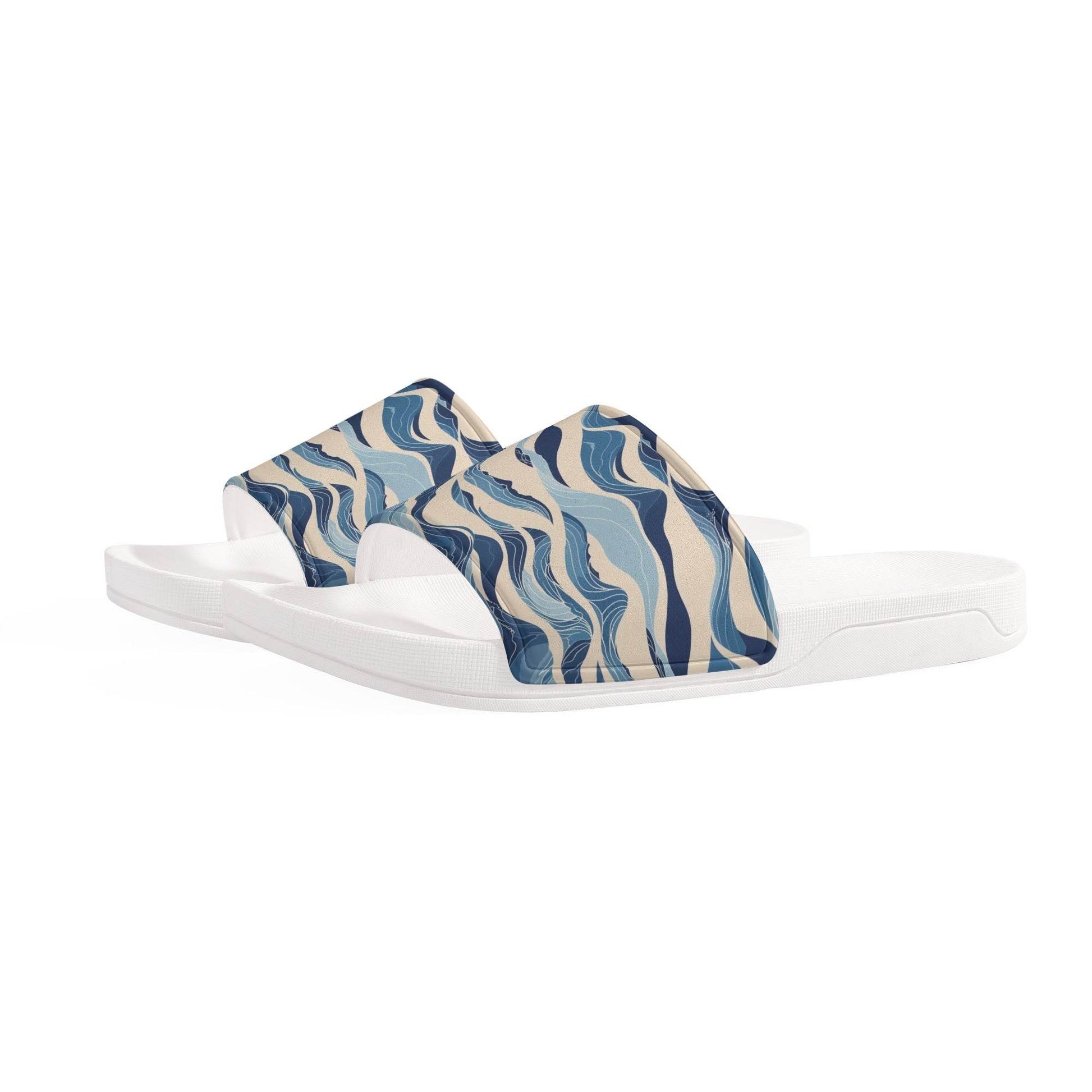Blue Waves Women's Slide Sandals - DeRose Seasonal