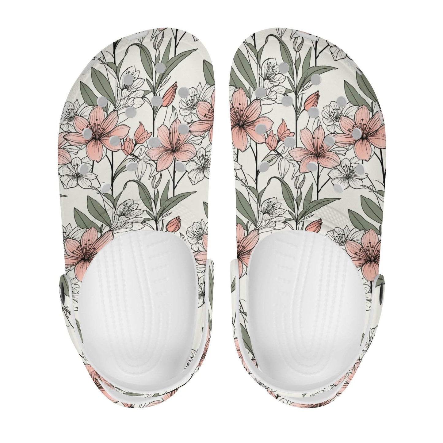Japan Floral Women's Vented Sandals - DeRose Seasonal