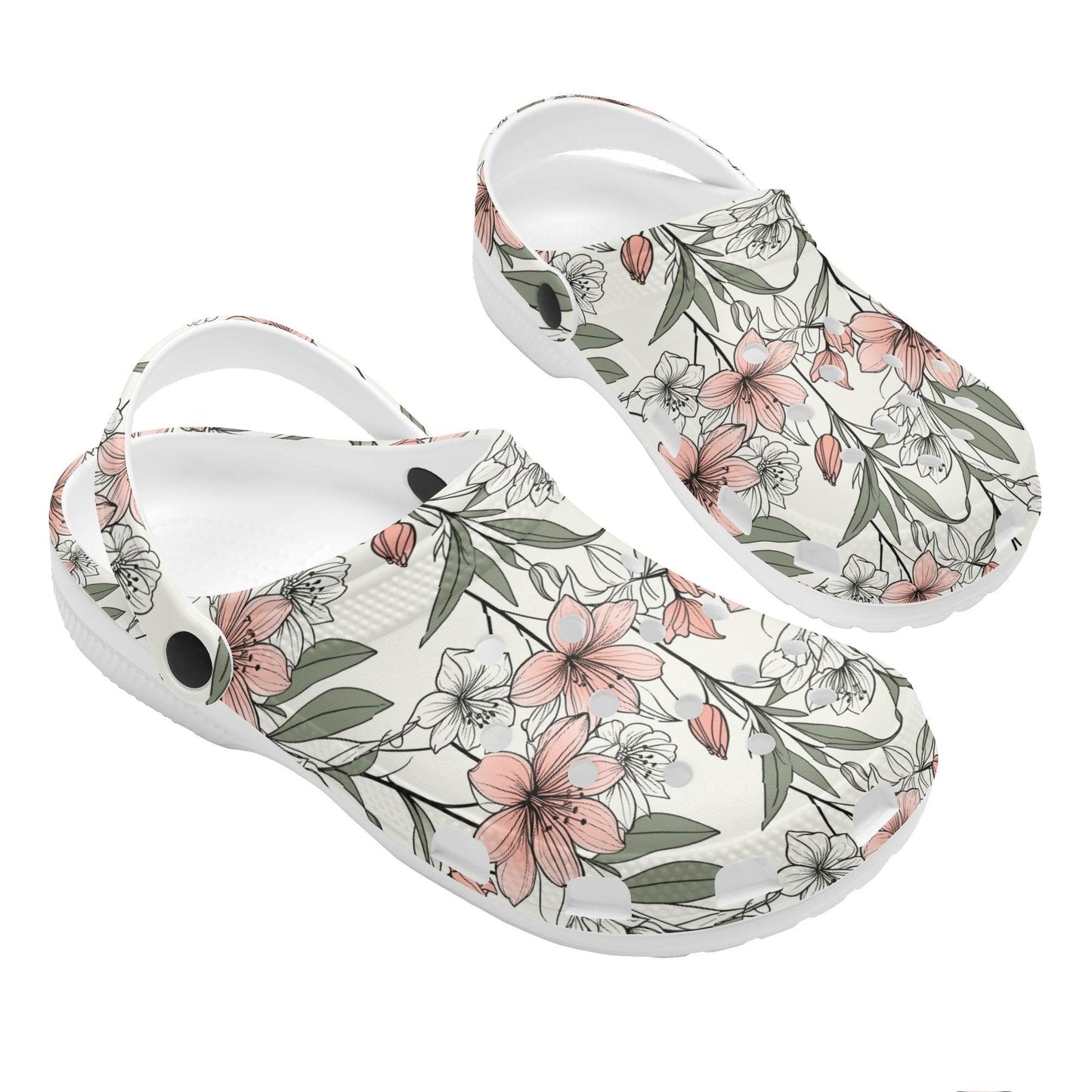 Japan Floral Women's Vented Sandals - DeRose Seasonal
