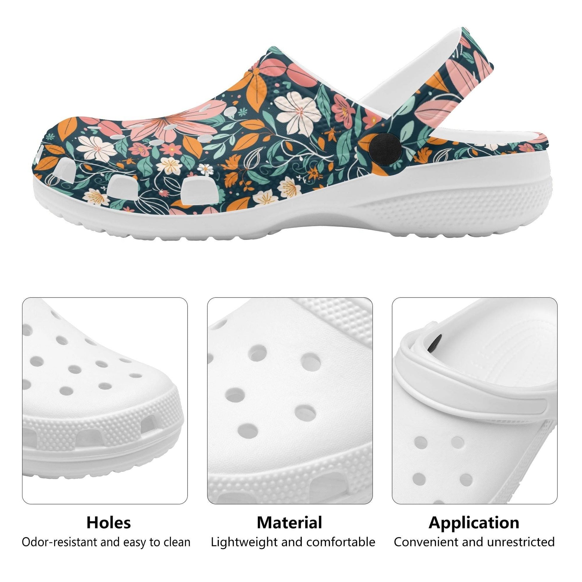 Wild Flowers Women's Vented Sandals - DeRose Seasonal