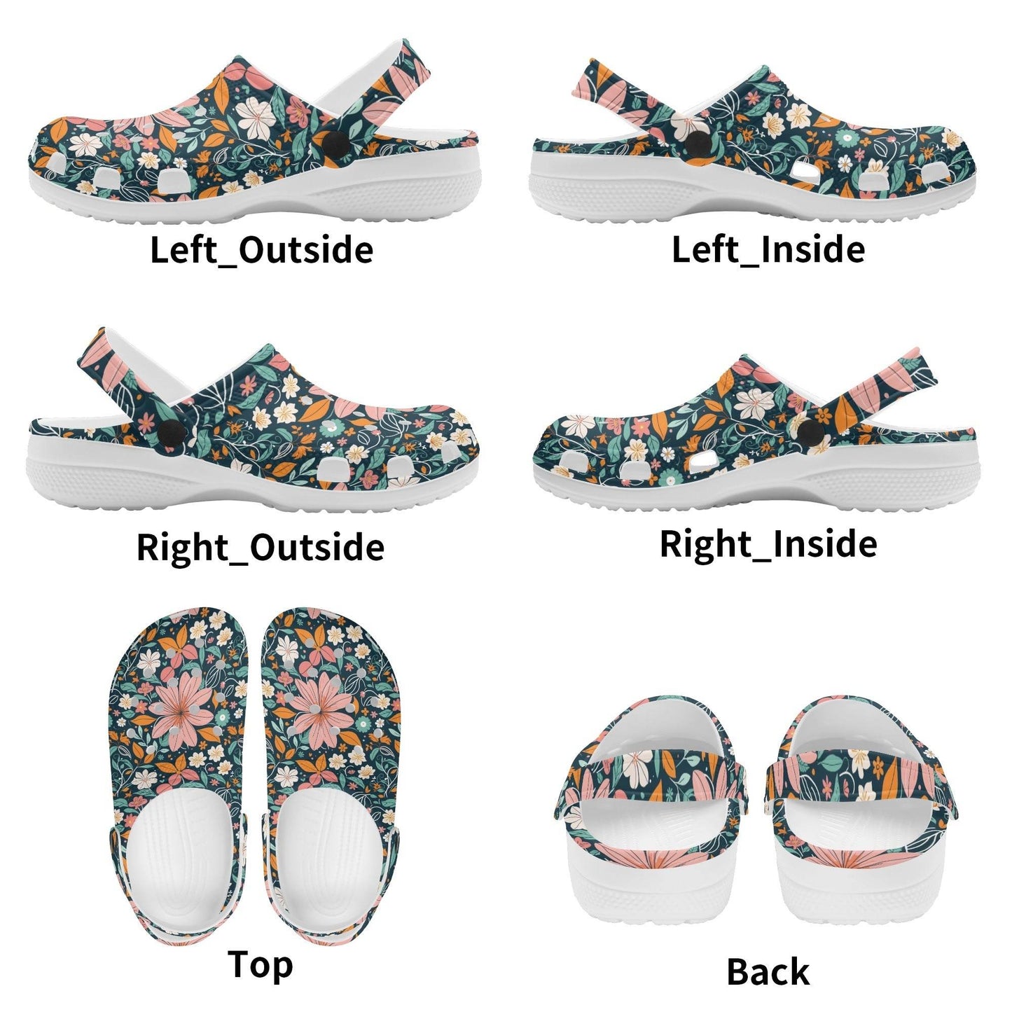 Wild Flowers Women's Vented Sandals - DeRose Seasonal