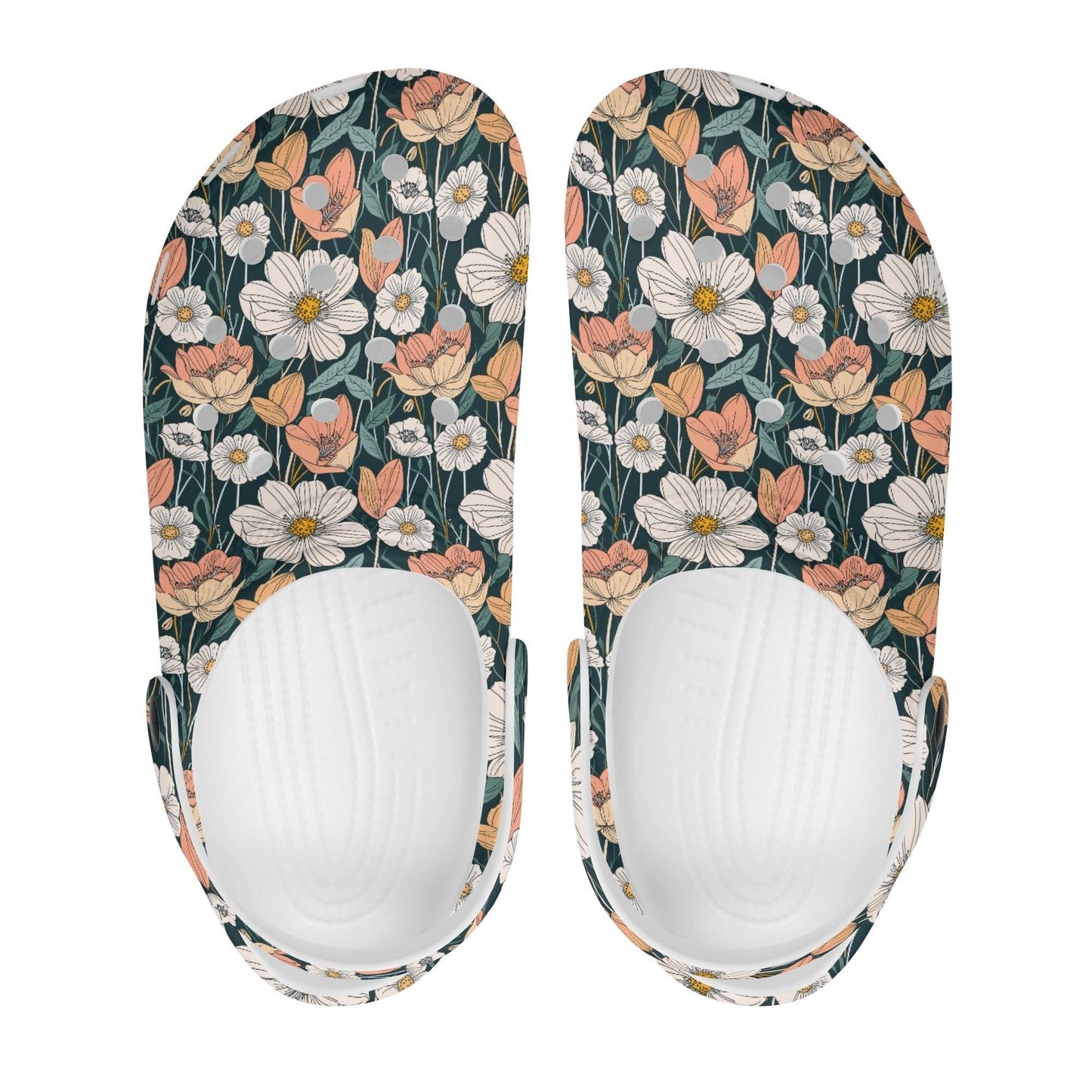 Tulips and Daisys Women's Vented Sandals - DeRose Seasonal