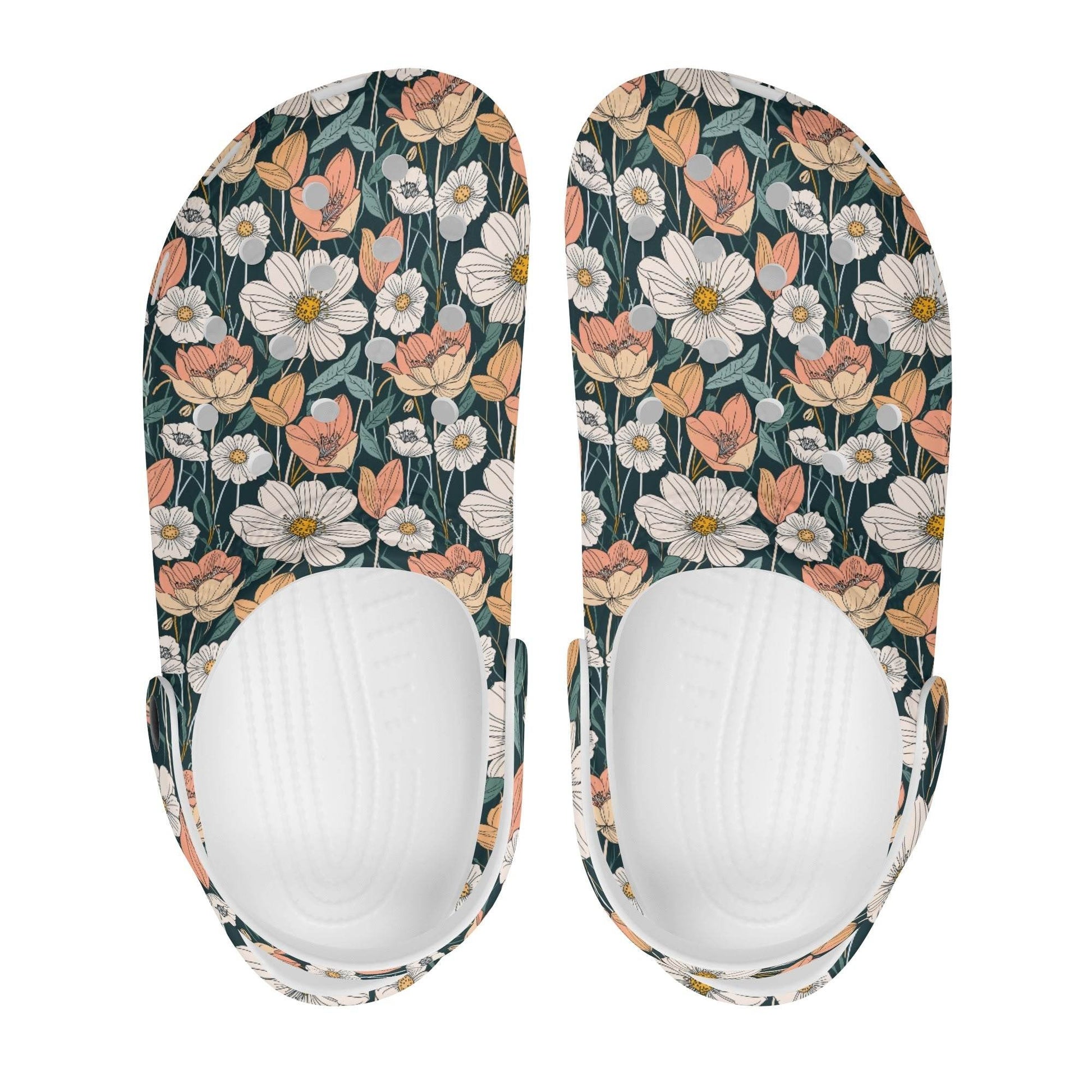 Tulips and Daisys Women's Vented Sandals - DeRose Seasonal