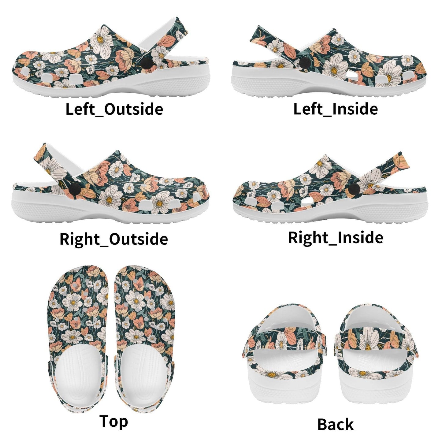 Tulips and Daisys Women's Vented Sandals - DeRose Seasonal