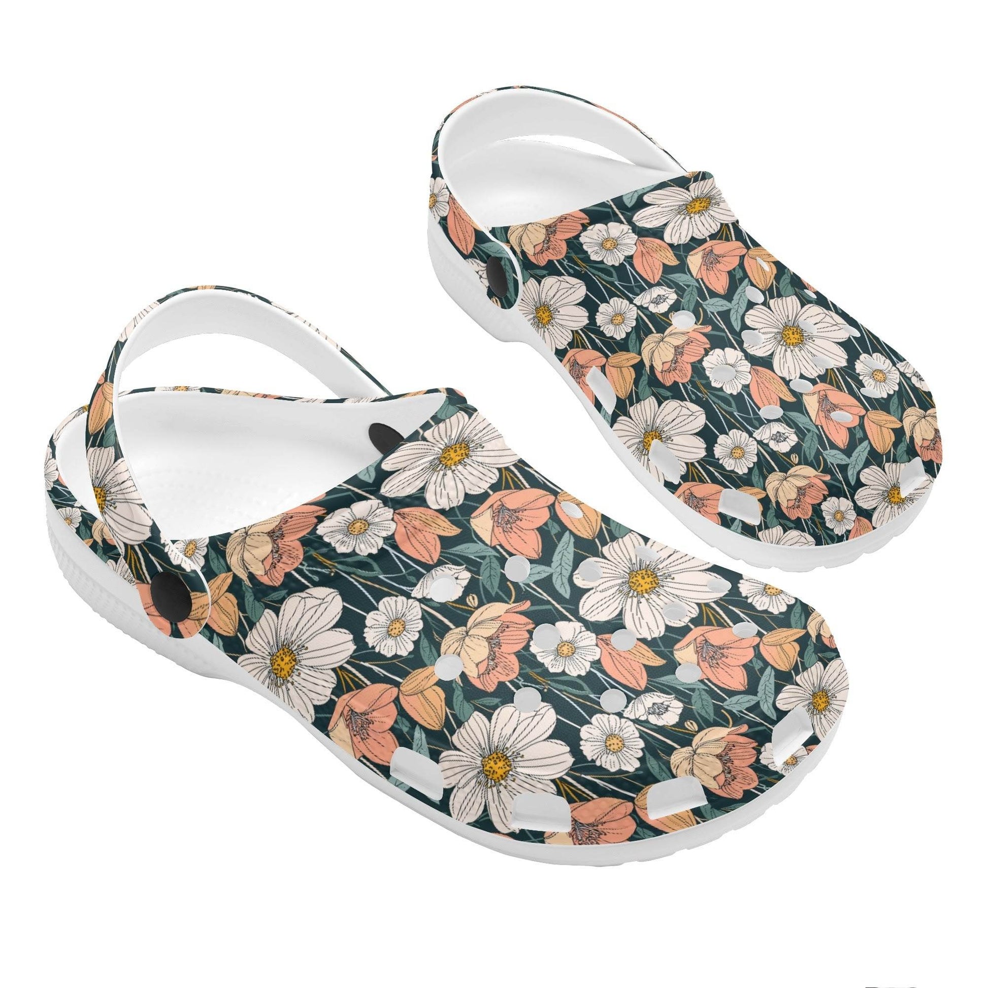 Tulips and Daisys Women's Vented Sandals - DeRose Seasonal