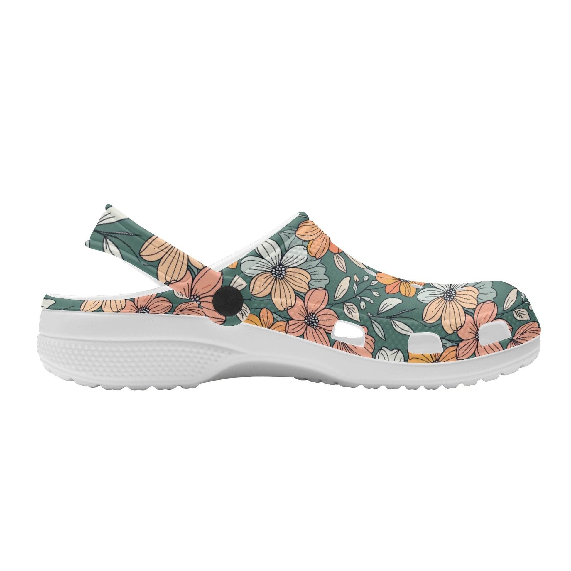 Pastel Flowers Women's Vented Sandals - DeRose Seasonal