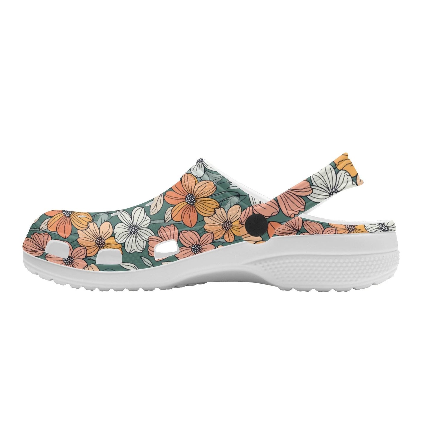 Pastel Flowers Women's Vented Sandals - DeRose Seasonal