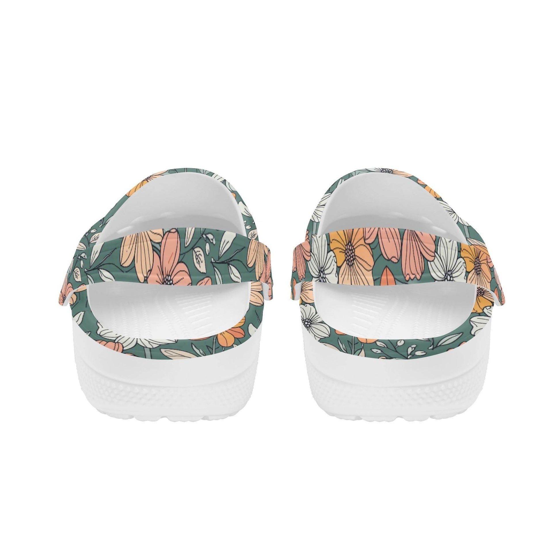 Pastel Flowers Women's Vented Sandals - DeRose Seasonal