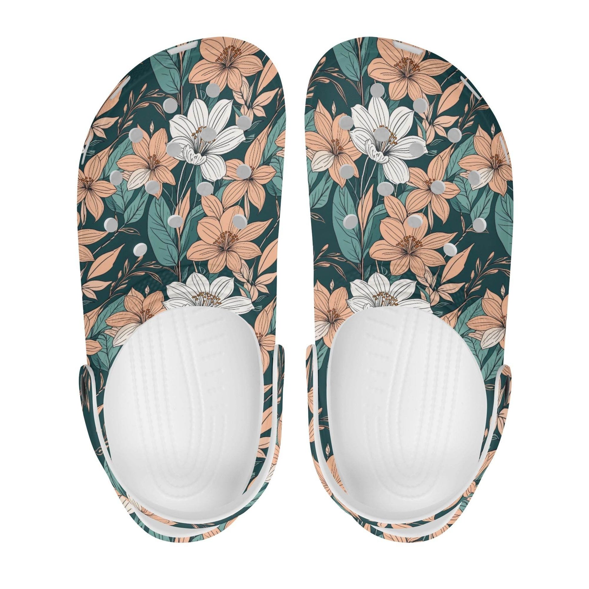 Pastel Floral Women's Vented Sandals - DeRose Seasonal