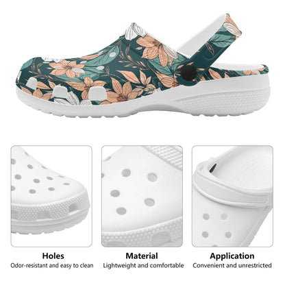 Pastel Floral Women's Vented Sandals - DeRose Seasonal