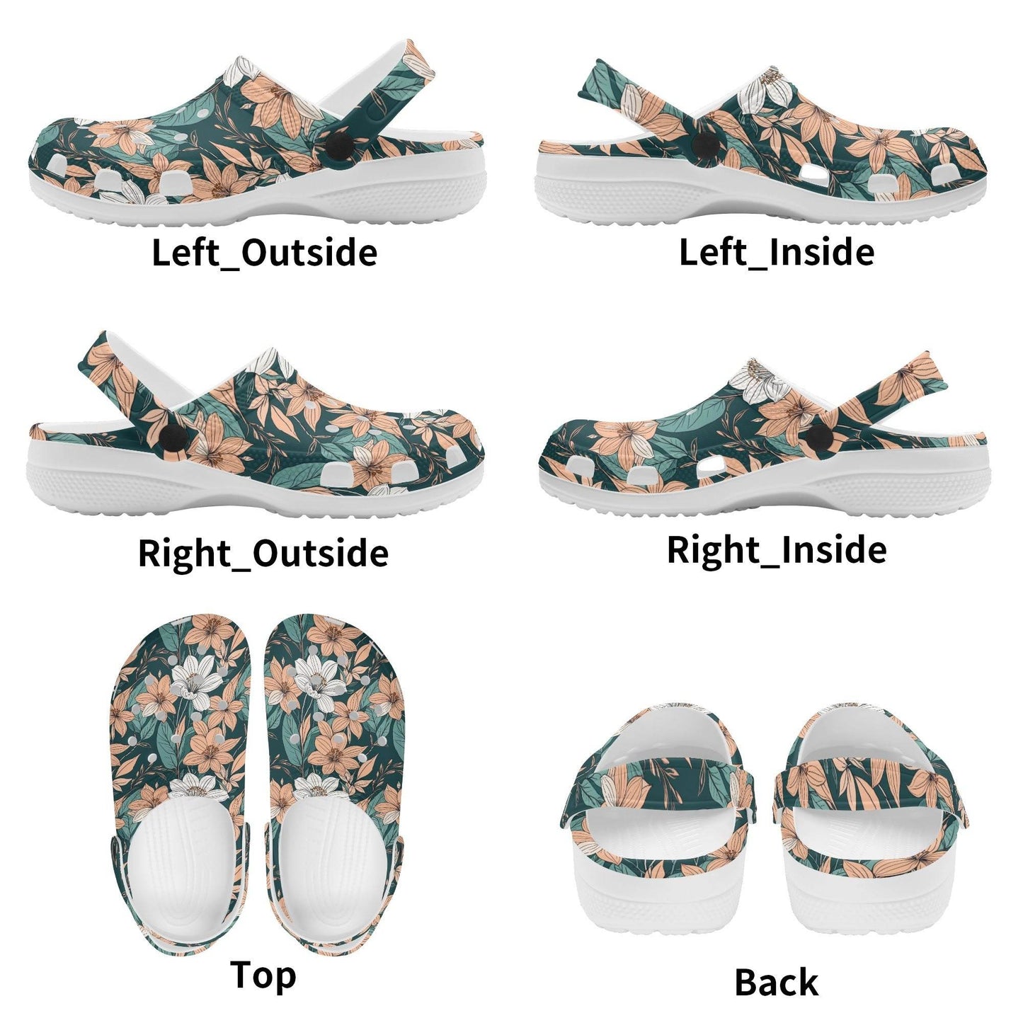 Pastel Floral Women's Vented Sandals - DeRose Seasonal