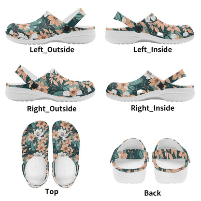 Pastel Floral Women's Vented Sandals - DeRose Seasonal