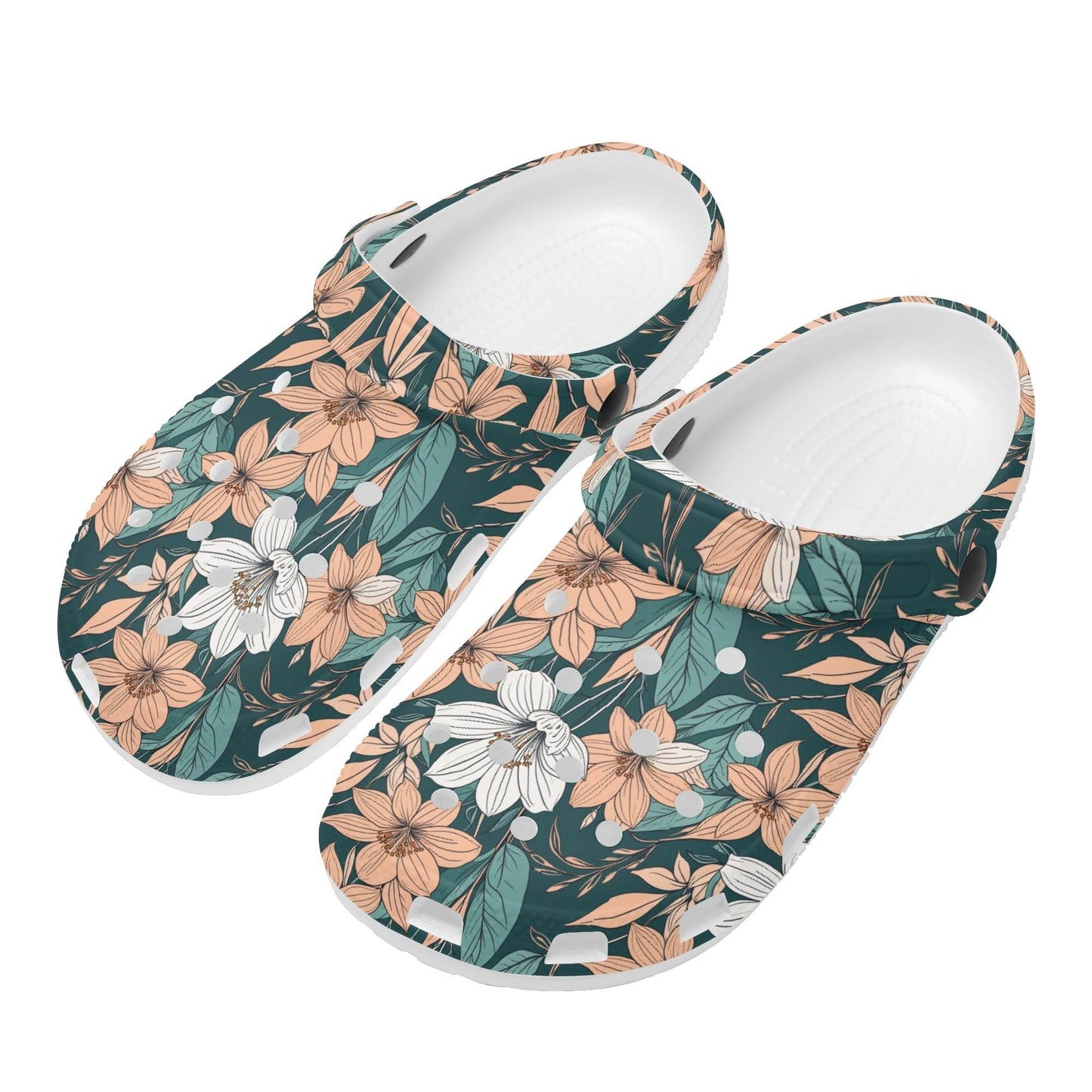 Pastel Floral Women's Vented Sandals - DeRose Seasonal