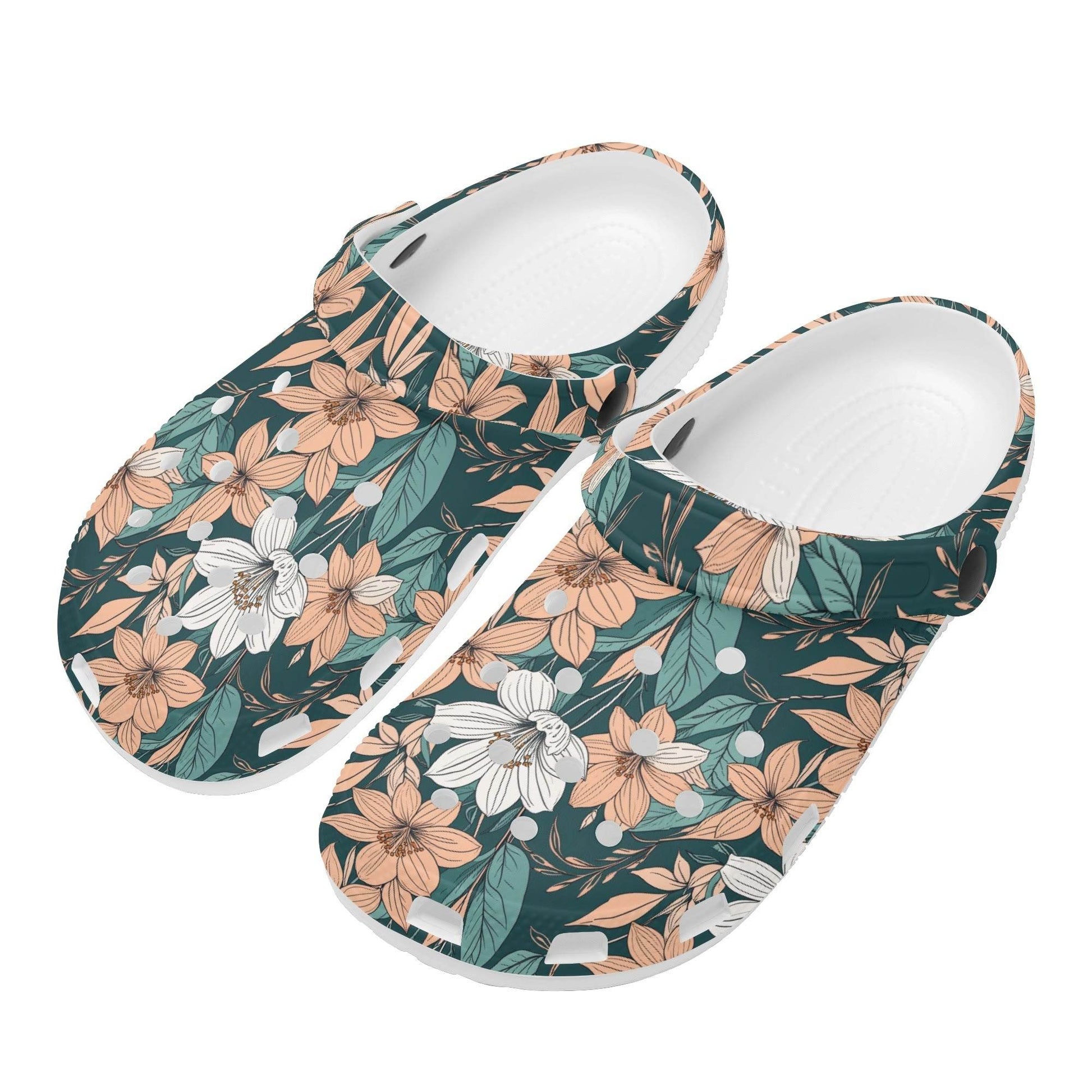 Pastel Floral Women's Vented Sandals - DeRose Seasonal