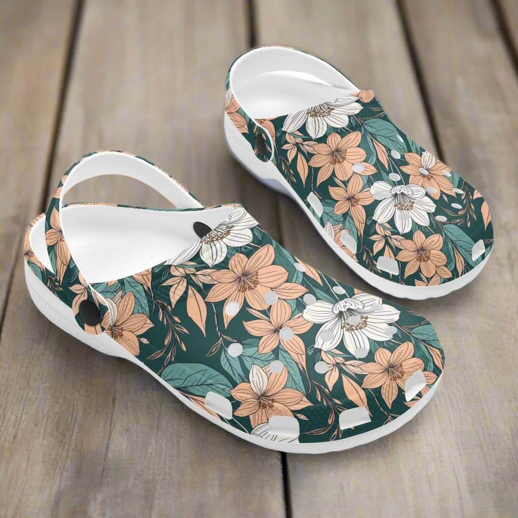 Pastel Floral Women's Vented Sandals - DeRose Seasonal