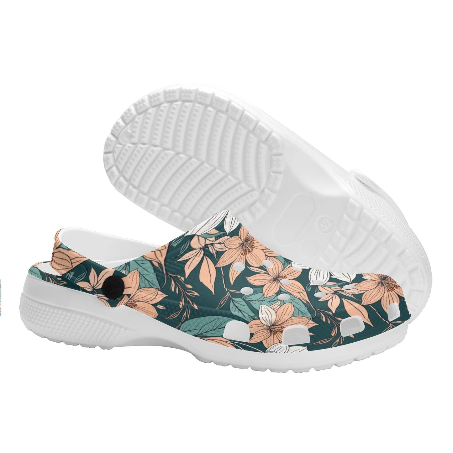 Pastel Floral Women's Vented Sandals - DeRose Seasonal
