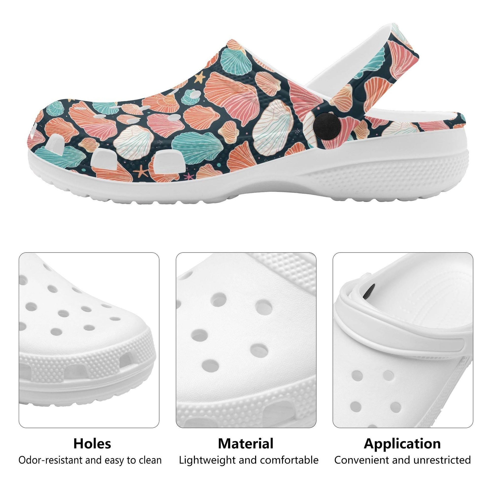 Shells and Stars Women's Vented Sandals - DeRose Seasonal