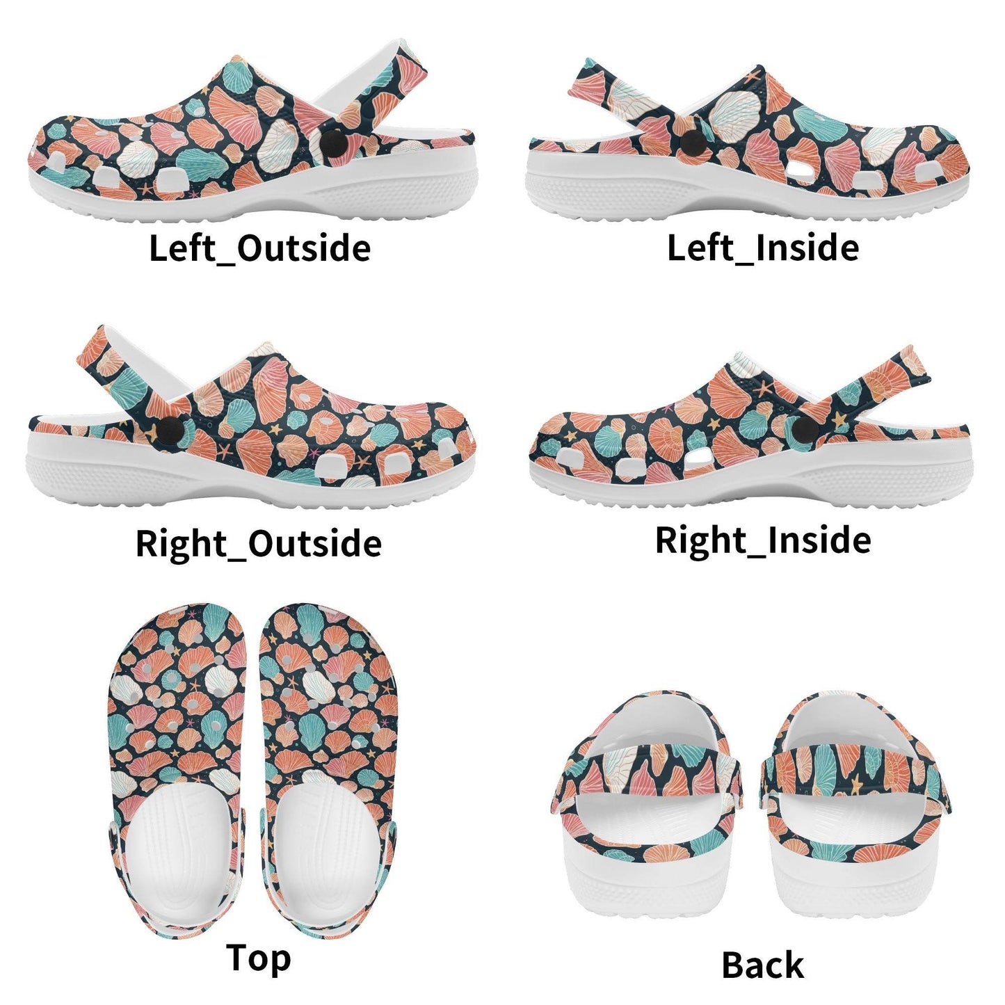 Shells and Stars Women's Vented Sandals - DeRose Seasonal