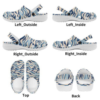 Blue Waves Women's Vented Sandals - DeRose Seasonal
