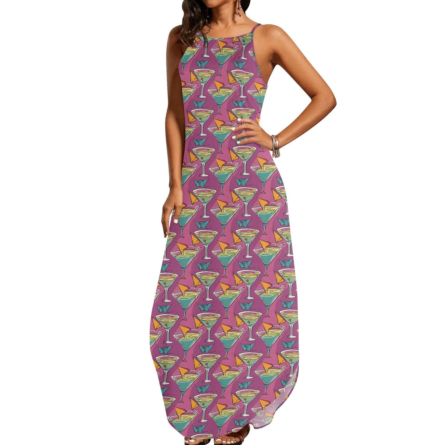 Artini Martini Women's Elegant Sleeveless Evening Dress - DeRose Seasonal