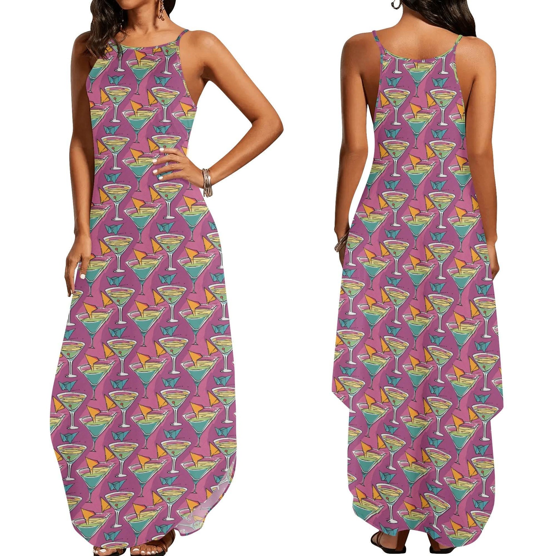 Artini Martini Women's Elegant Sleeveless Evening Dress - DeRose Seasonal