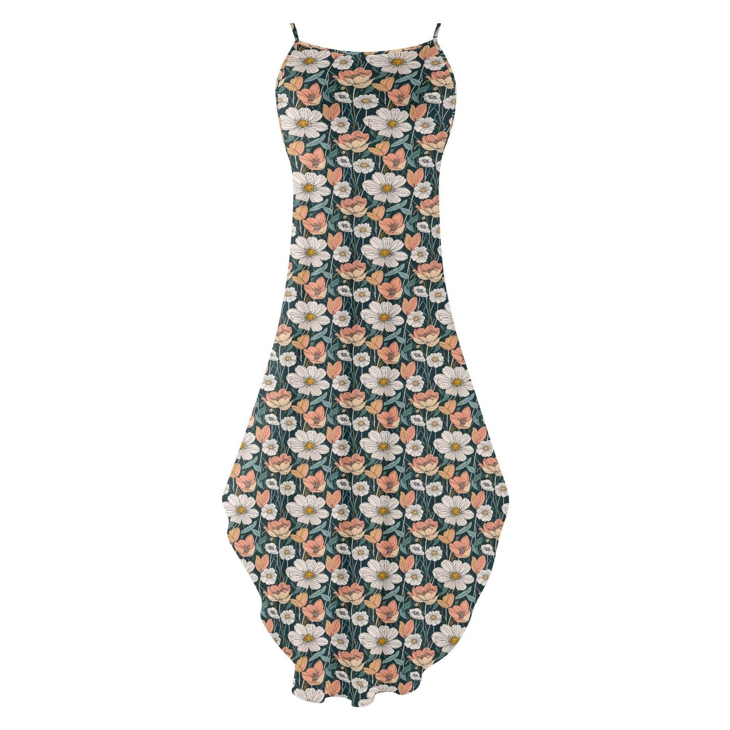 Tulips and Daisy's Women's Elegant Sleeveless Evening Dress - DeRose Seasonal