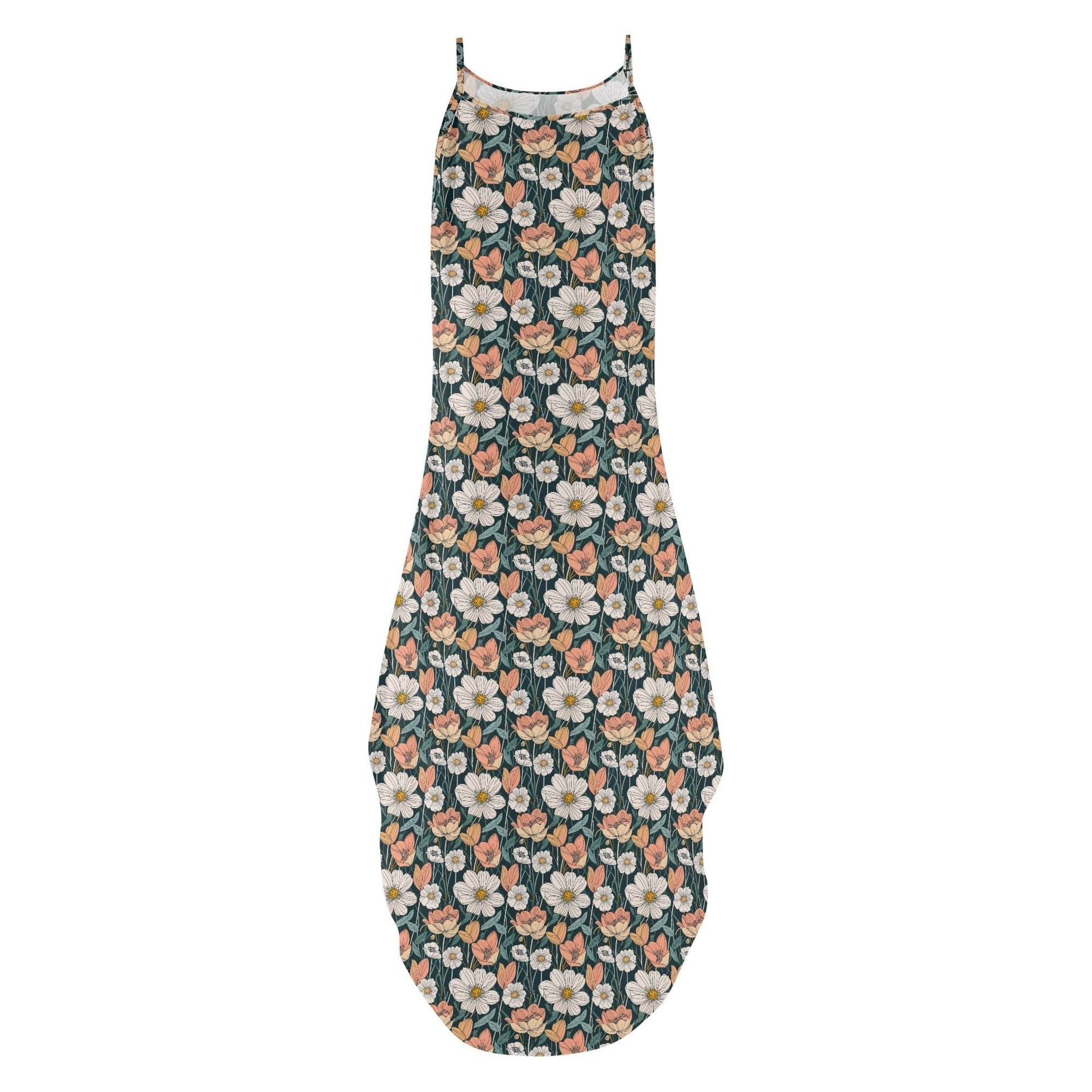 Tulips and Daisy's Women's Elegant Sleeveless Evening Dress - DeRose Seasonal