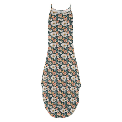 Tulips and Daisy's Women's Elegant Sleeveless Evening Dress - DeRose Seasonal