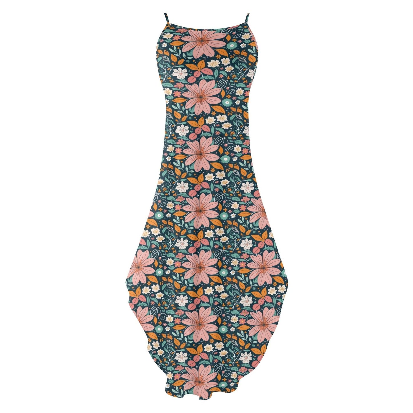 Wild Flowers Women's Elegant Sleeveless Evening Dress - DeRose Seasonal