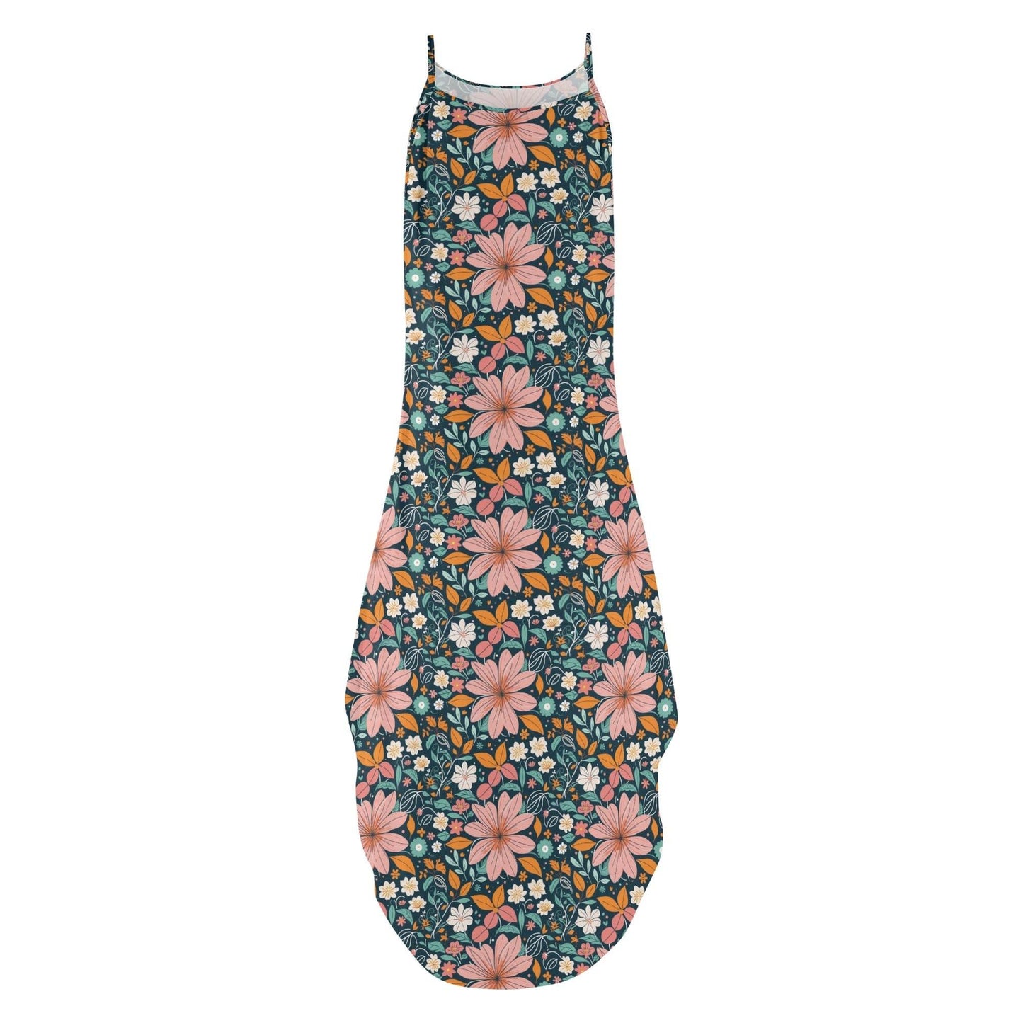 Wild Flowers Women's Elegant Sleeveless Evening Dress - DeRose Seasonal