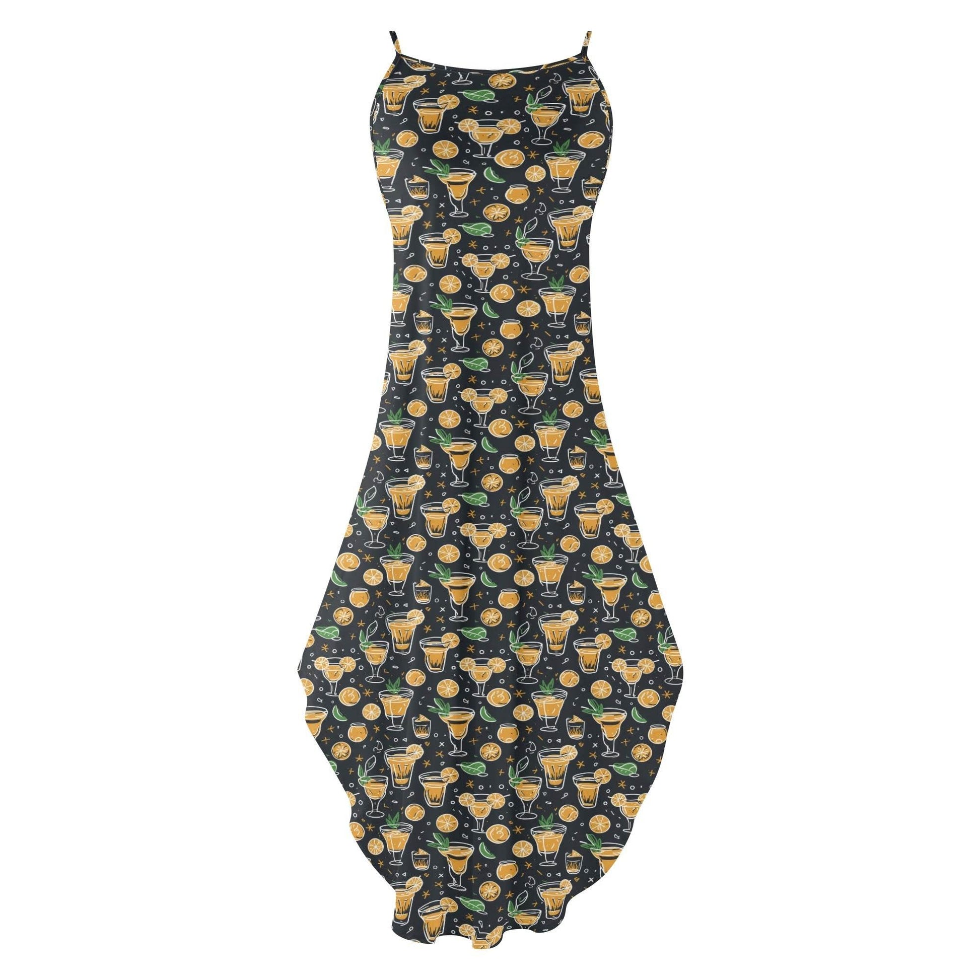 Gold Margarita Womens Elegant Sleeveless Evening Dress - DeRose Seasonal