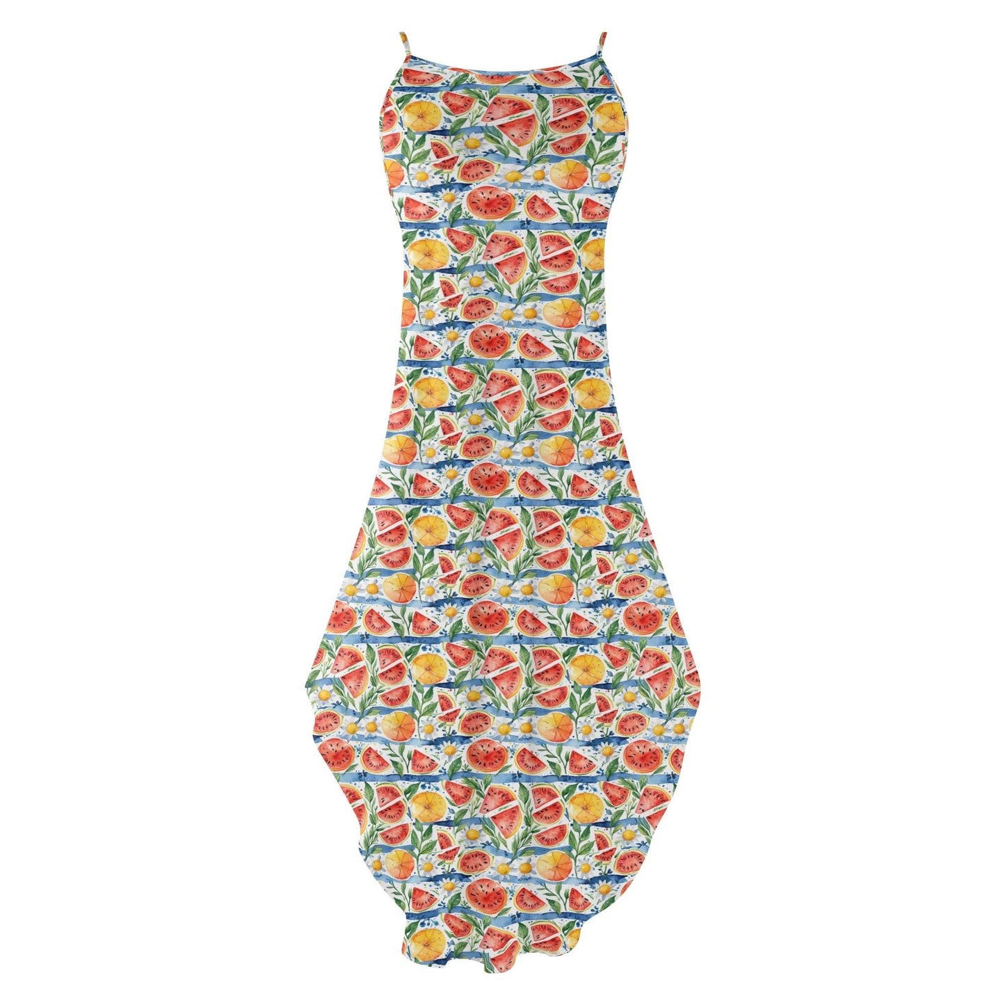 Watermelon Womens Elegant Sleeveless Evening Dress - DeRose Seasonal