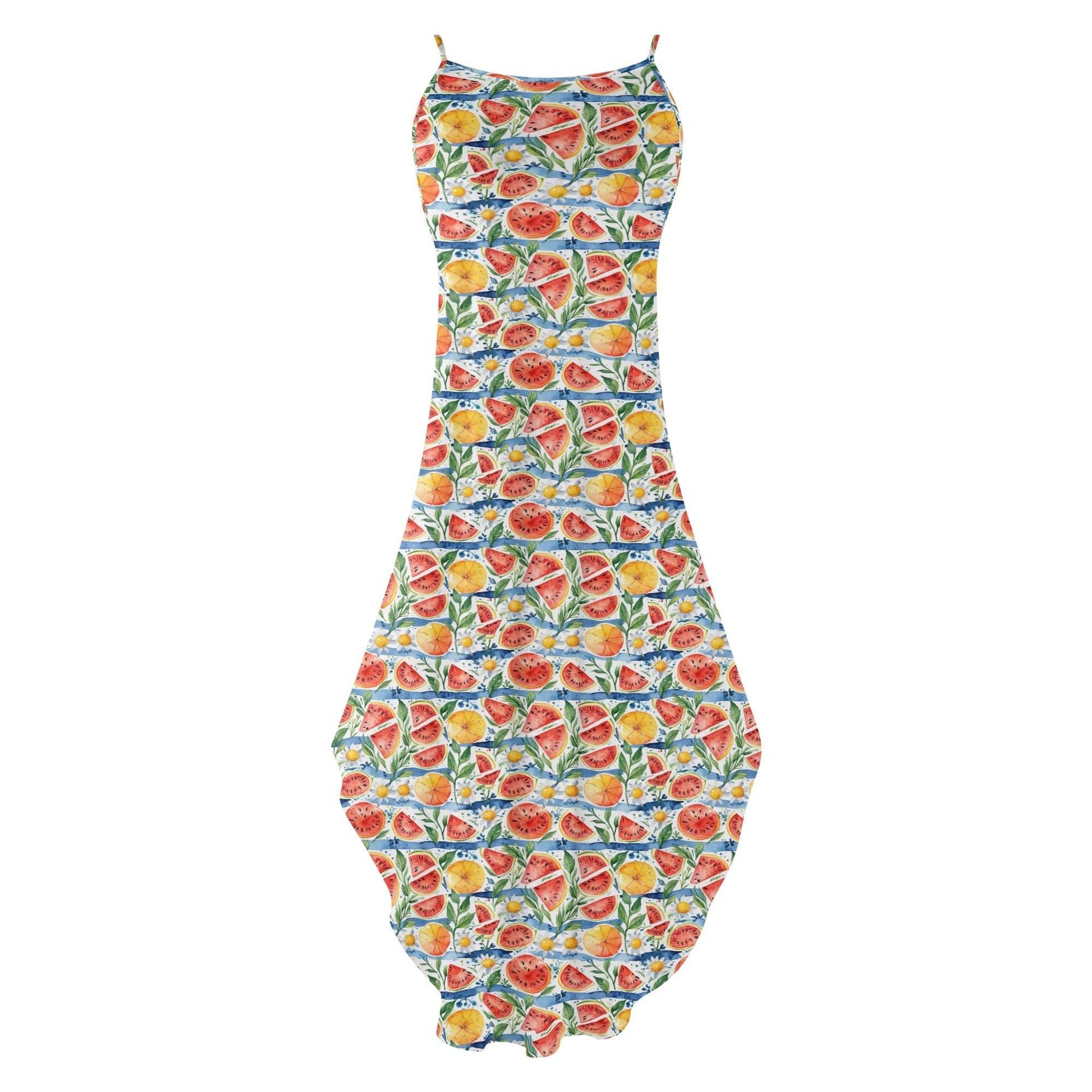 Watermelon Womens Elegant Sleeveless Evening Dress - DeRose Seasonal