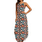 Big Shells Womens Elegant Sleeveless Evening Dress - DeRose Seasonal