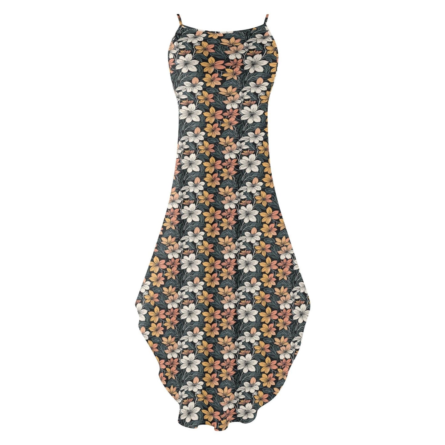 Field of Flowers Womens Elegant Sleeveless Evening Dress - DeRose Seasonal