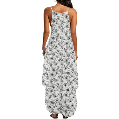 Neutral Spirng Womens Elegant Sleeveless Evening Dress - DeRose Seasonal