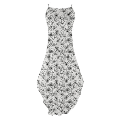 Neutral Spirng Womens Elegant Sleeveless Evening Dress - DeRose Seasonal