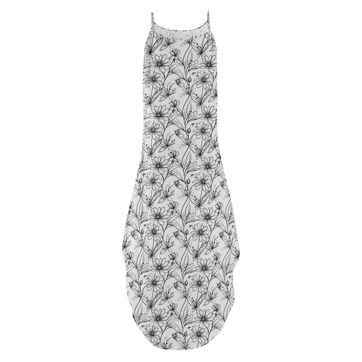 Neutral Spirng Womens Elegant Sleeveless Evening Dress - DeRose Seasonal