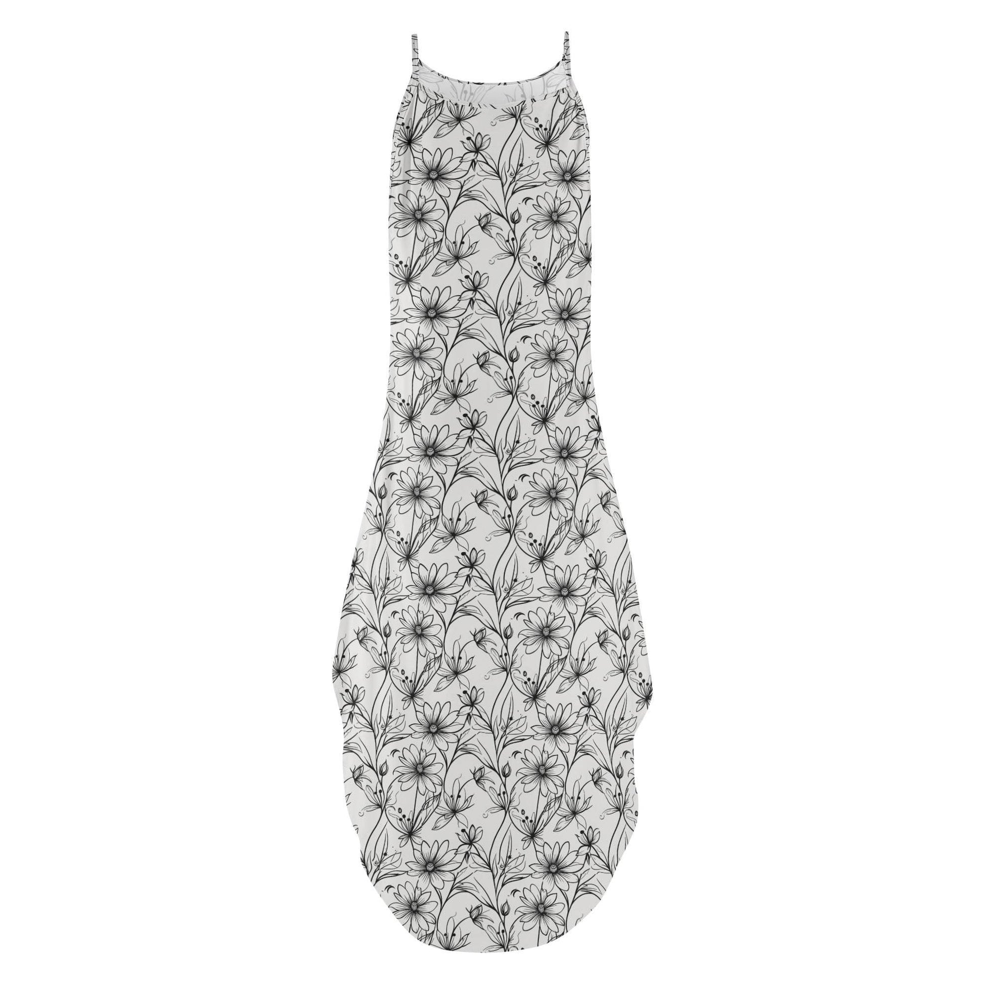 Neutral Spirng Womens Elegant Sleeveless Evening Dress - DeRose Seasonal