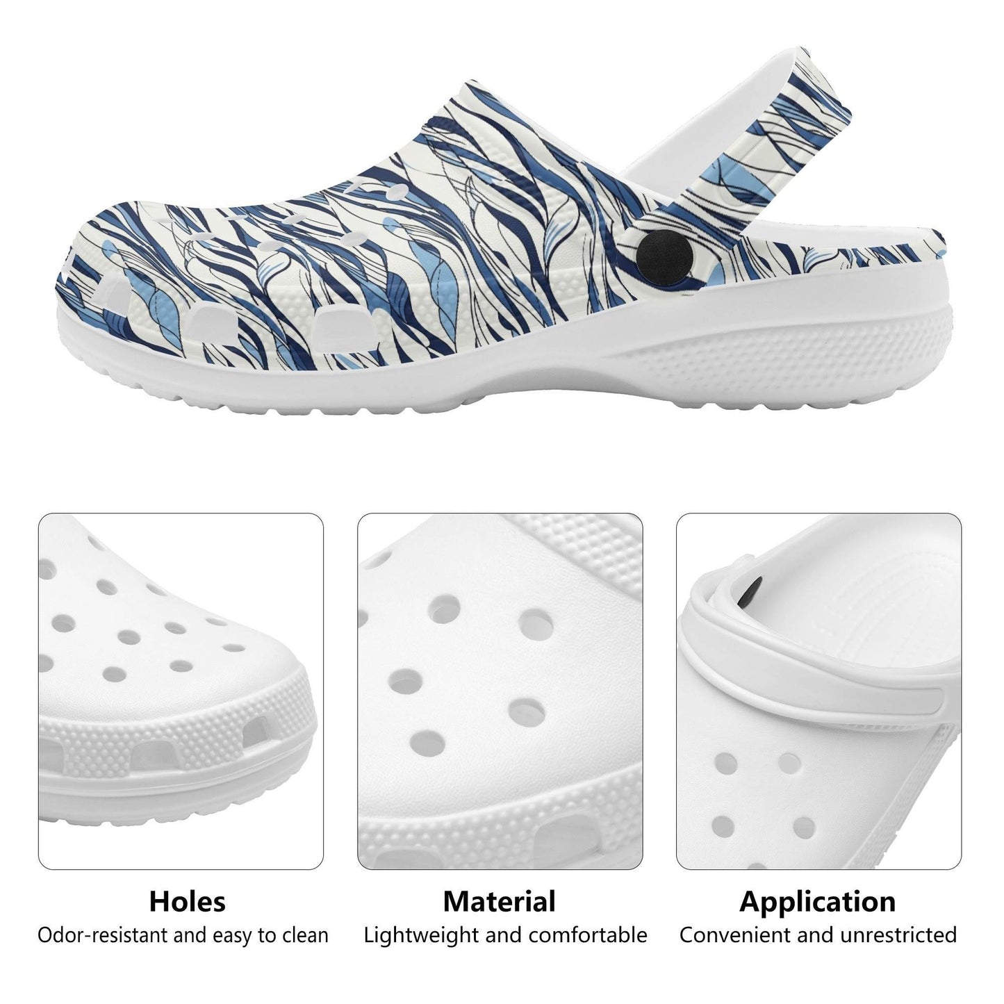 Ocean Lines Women's Vented Sandals - DeRose Seasonal